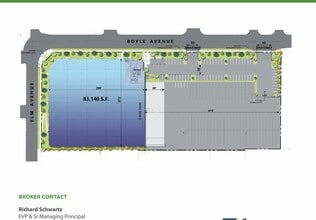 15551 Boyle Ave, Fontana, CA à louer Plan de site- Image 2 de 2