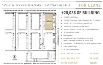 5959 Valley View Blvd, Las Vegas, NV for lease Site Plan- Image 2 of 4