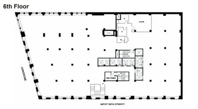 1412 Broadway, New York, NY for lease Floor Plan- Image 1 of 1