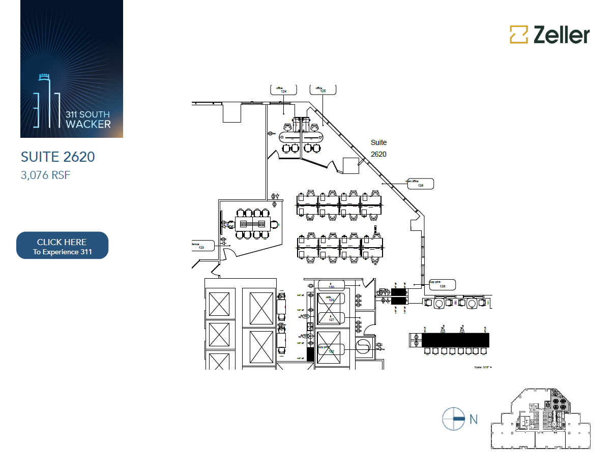 311 S Wacker Dr, Chicago, IL for lease Floor Plan- Image 1 of 1