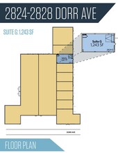 2824-2830 Dorr Ave, Fairfax, VA à louer Plan d  tage- Image 1 de 1