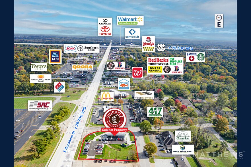 2456 E Sunshine St, Springfield, MO à vendre - Photo du bâtiment - Image 3 de 6