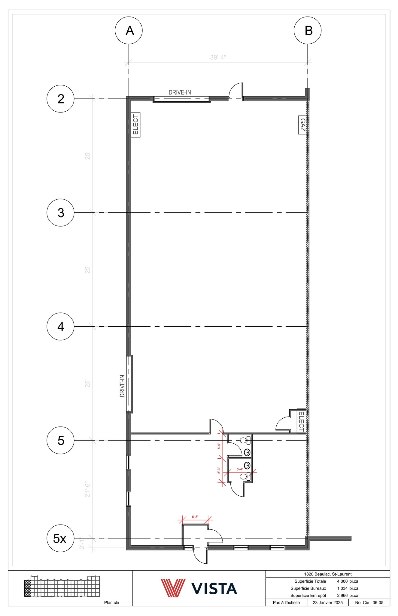 1820-1920 Rue Beaulac, Montréal, QC for lease Site Plan- Image 1 of 1
