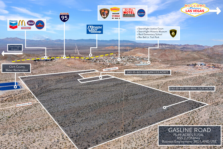 S Gasline Road, Searchlight, NV for sale - Primary Photo - Image 1 of 10