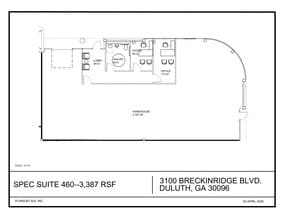 3100 Breckinridge Blvd, Duluth, GA à louer Plan de site- Image 1 de 1