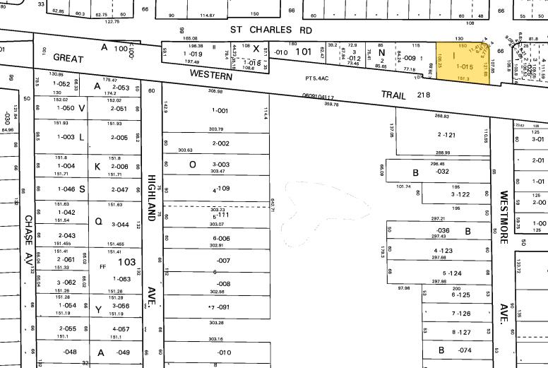935 E Saint Charles Rd, Lombard, IL à vendre - Plan cadastral - Image 2 de 7
