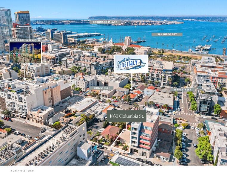1830 Columbia St, San Diego, CA à vendre - Aérien - Image 2 de 6