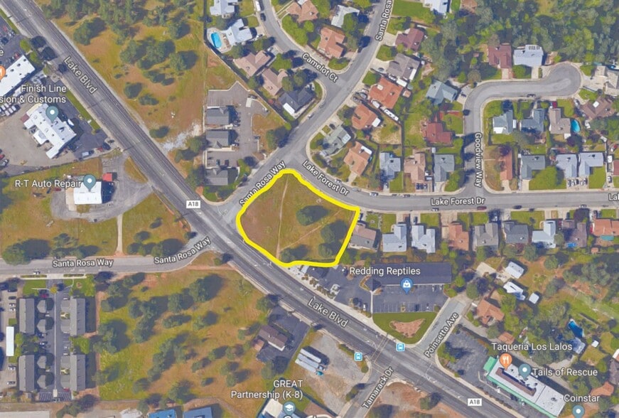 3511 Lake Forest Dr, Redding, CA for sale - Aerial - Image 2 of 4