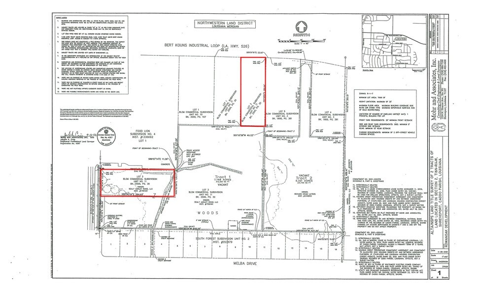 Kingston, Shreveport, LA à vendre - Plan de site - Image 3 de 3