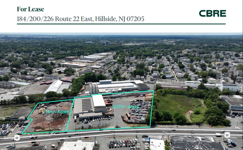184 US Highway 22, Hillside, NJ for lease - Building Photo - Image 1 of 1