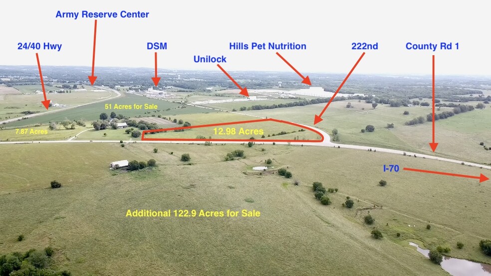 Honey Creek Rd, Tonganoxie, KS for sale - Building Photo - Image 1 of 6