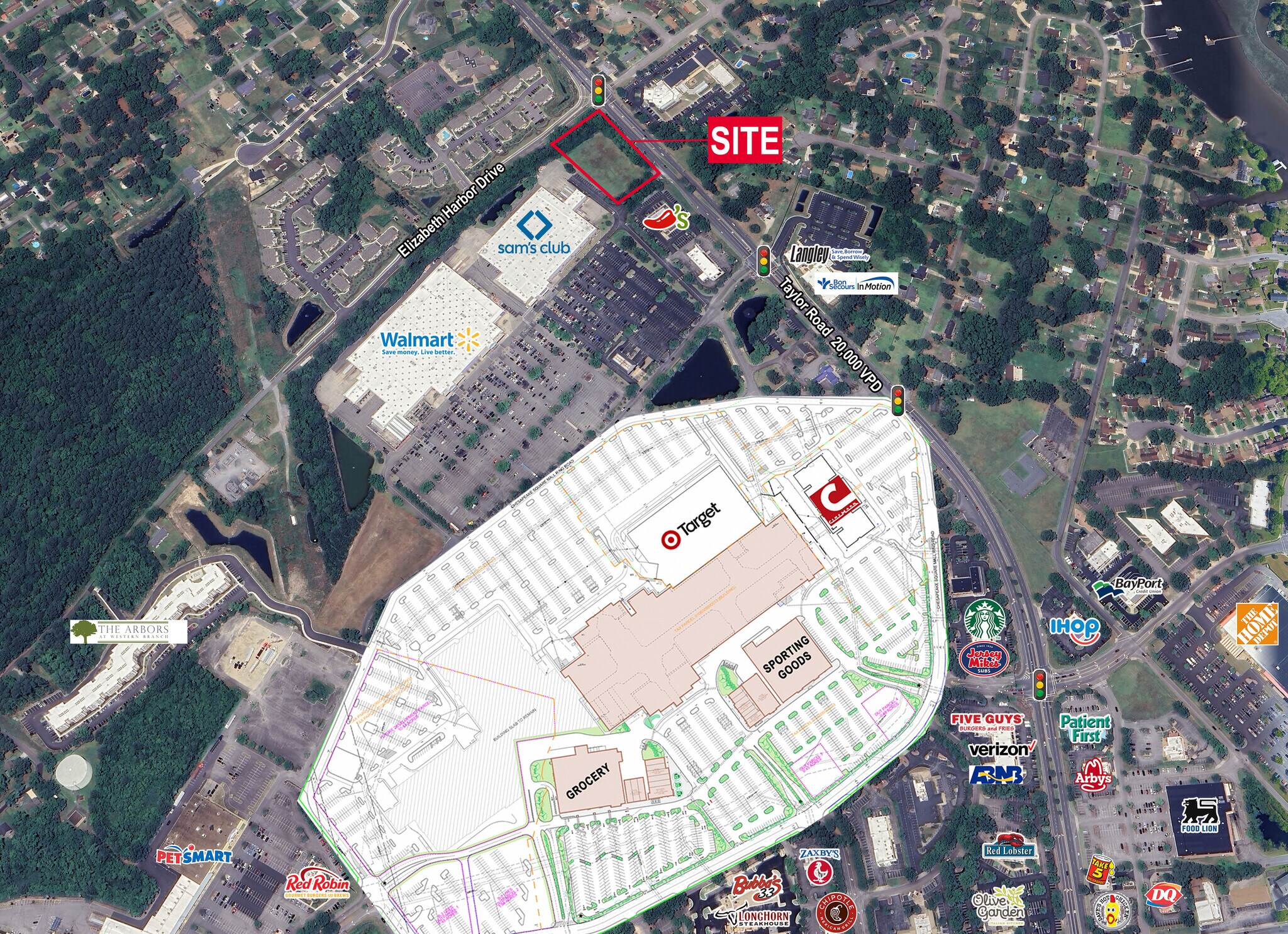 Taylor Road & Elizabeth Harbor Dr, Chesapeake, VA for lease Building Photo- Image 1 of 2