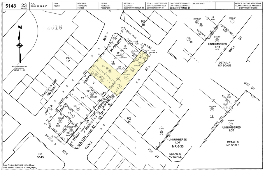 260 E 6th St, Los Angeles, CA à vendre - Plan cadastral - Image 2 de 4