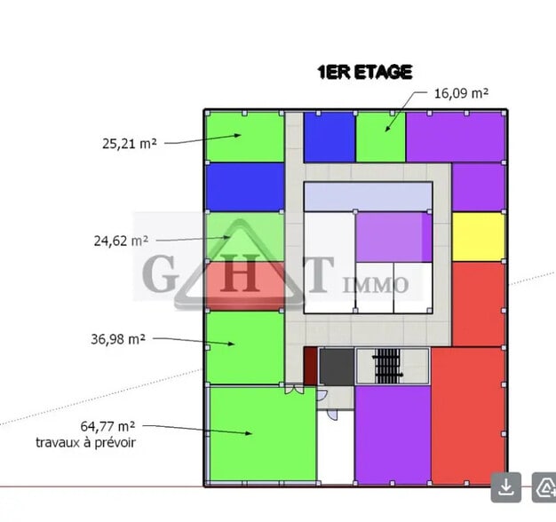 Office in Igny for lease - Floor Plan - Image 3 of 3