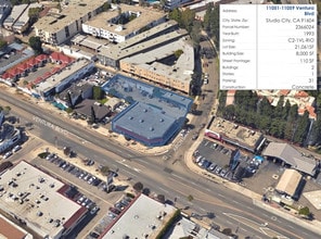 11051-11059 Ventura Blvd, Studio City, CA - AERIAL  map view