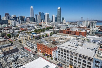 625 3rd St, San Francisco, CA - Aerial map view