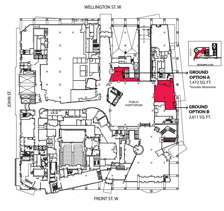 250 Front St W, Toronto, ON for lease Floor Plan- Image 1 of 1