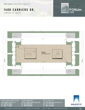 1408 Carriers Dr., Laredo, TX à louer Plan de site- Image 2 de 2