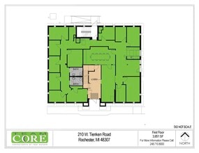 210 W Tienken Rd, Rochester Hills, MI for lease Floor Plan- Image 1 of 1