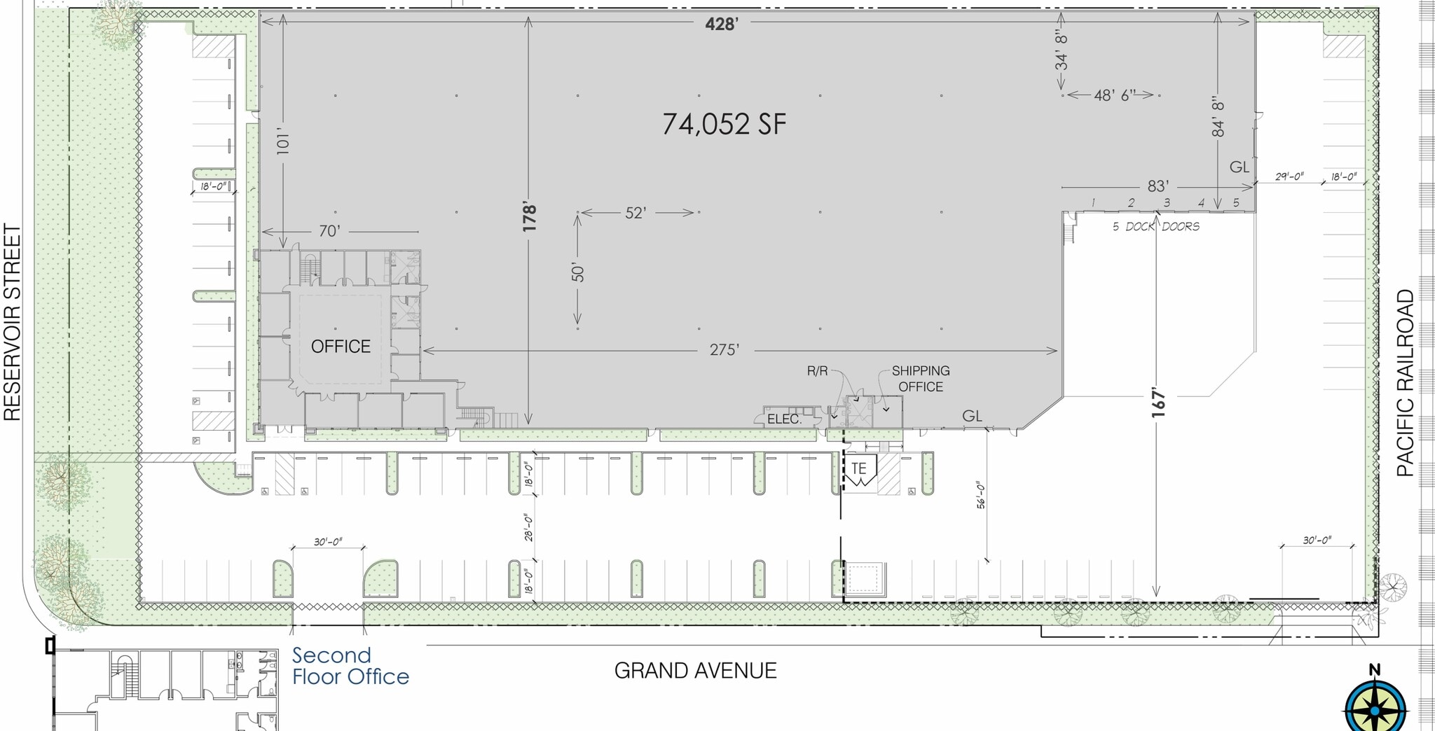 1258 S Reservoir St, Pomona, CA à louer Plan d’étage- Image 1 de 3