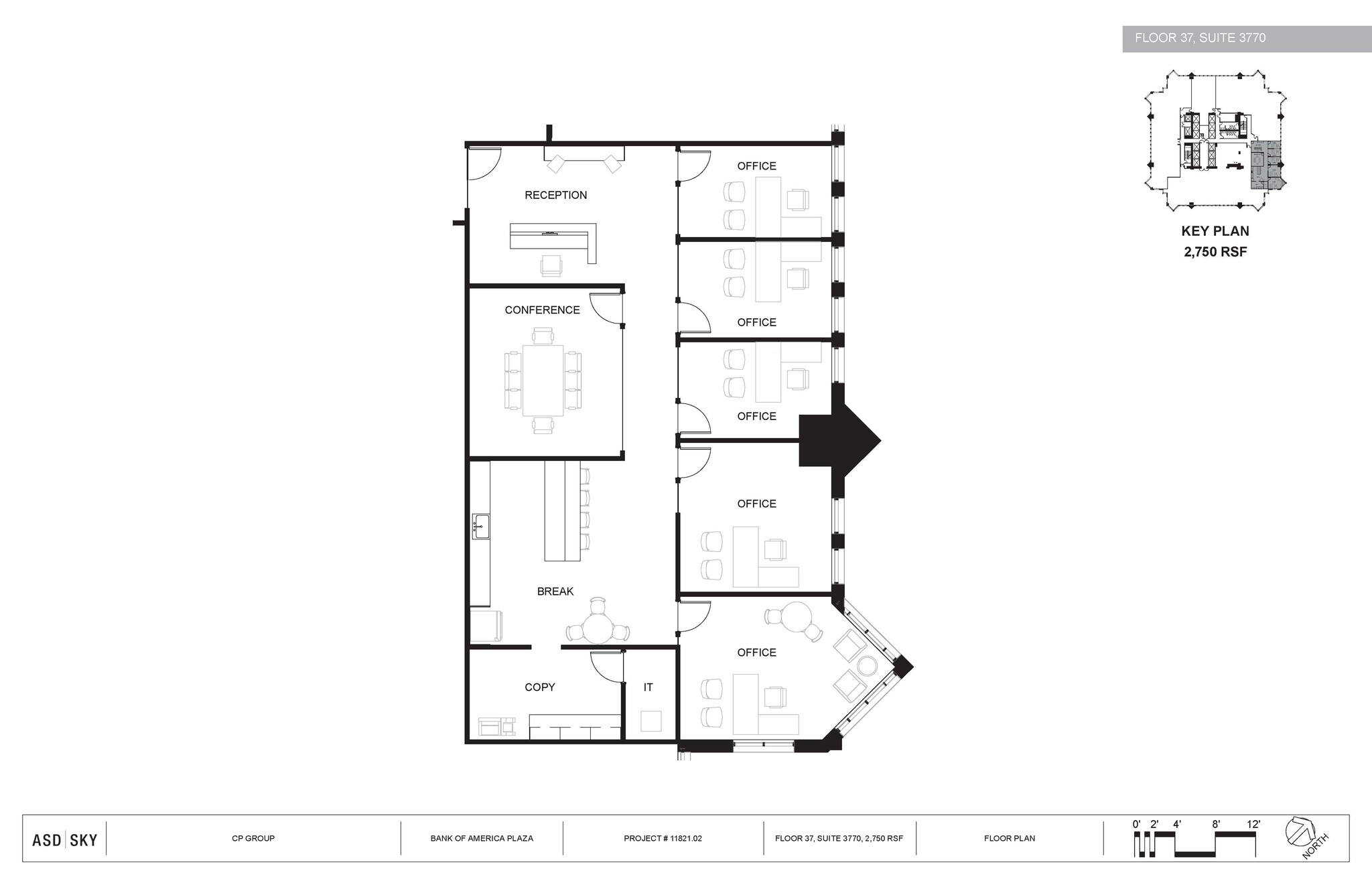 600 Peachtree St NE, Atlanta, GA à louer Plan d  tage- Image 1 de 2