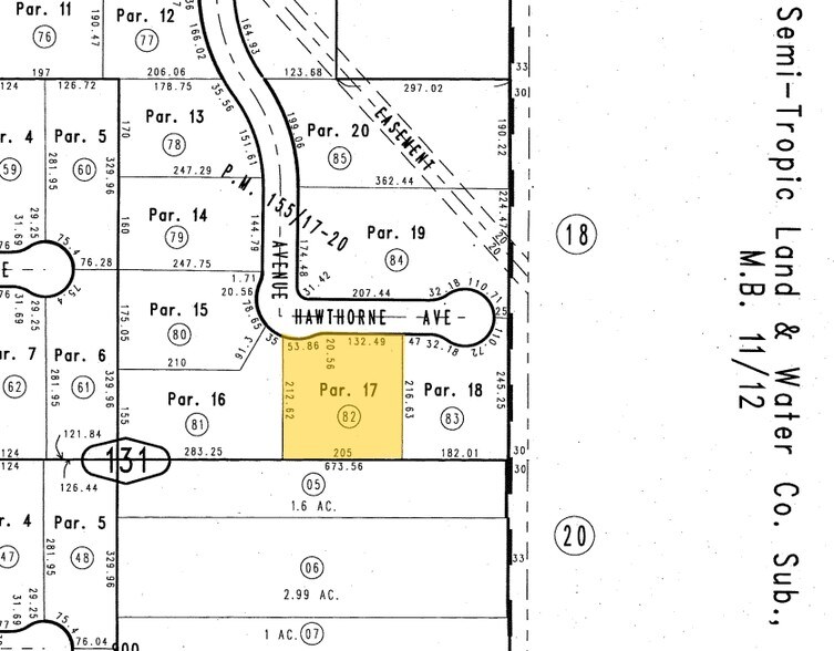 14665 Hawthorne Ave, Fontana, CA à vendre - Plan cadastral - Image 2 de 2