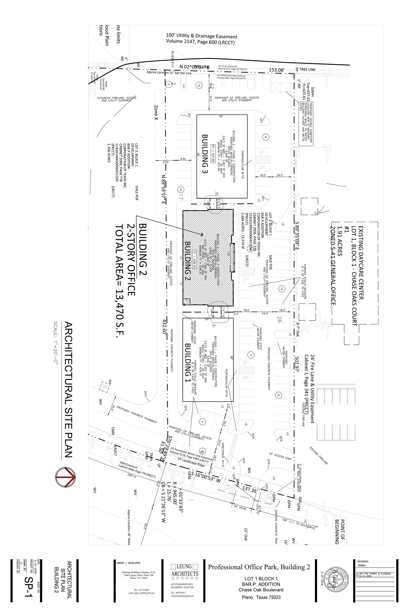 6517 Chase Oaks Blvd, Plano, TX à louer Plan de site- Image 1 de 1