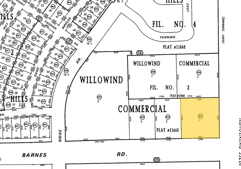 7792 Barnes Rd, Colorado Springs, CO for sale - Plat Map - Image 3 of 5