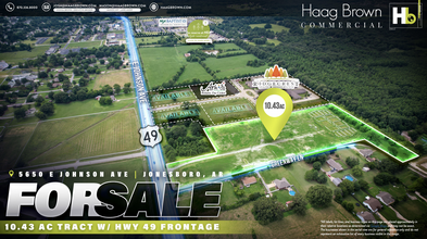 5650 Johnson ave, Jonesboro, AR - aerial  map view - Image1