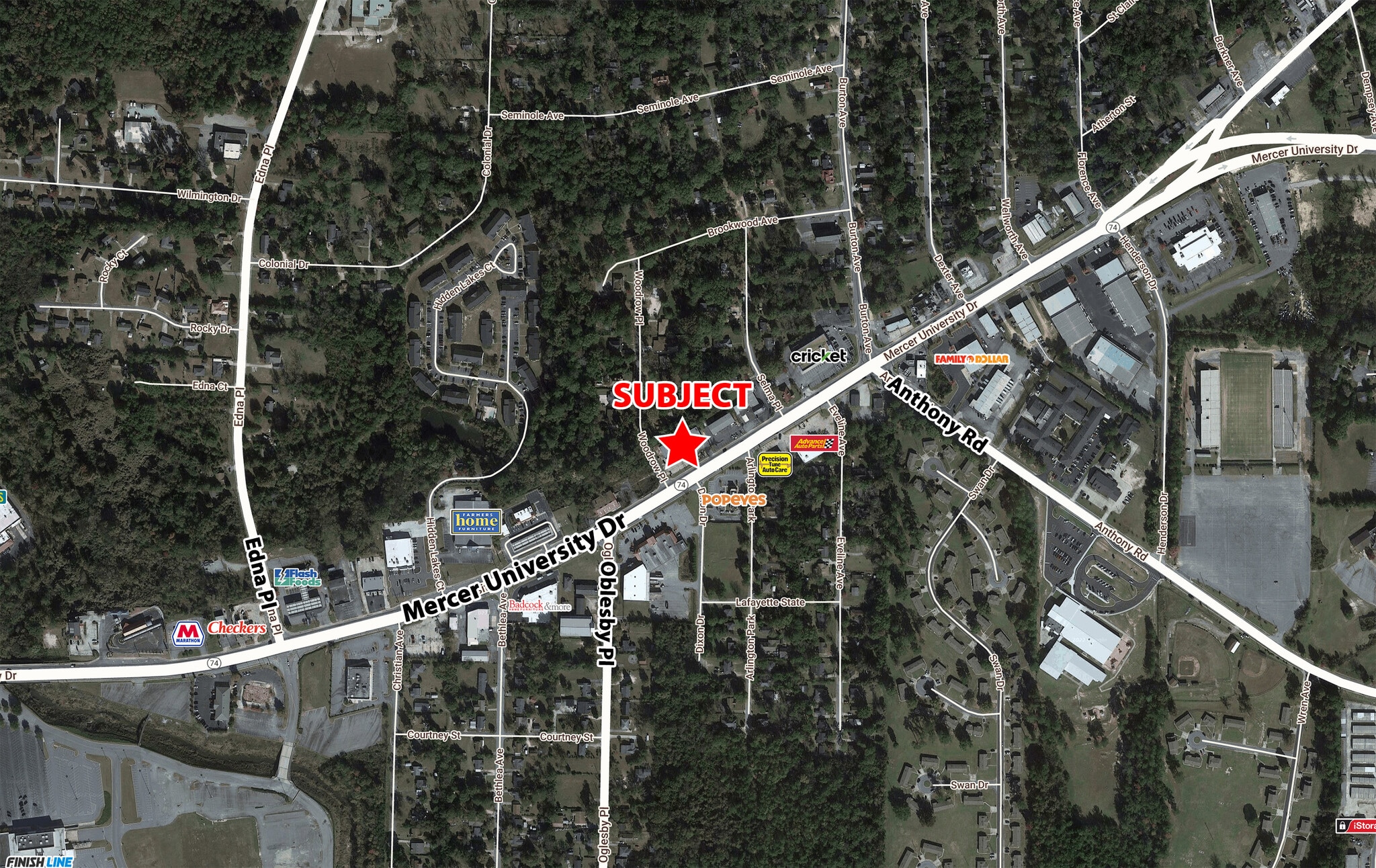 3253 Mercer University Dr, Macon-Bibb, GA for lease Building Photo- Image 1 of 3