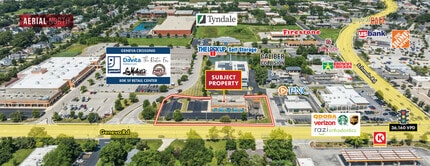 411 E Geneva Rd, Carol Stream, IL - Aerial  map view - Image1
