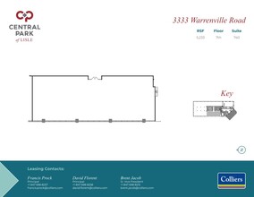 3333 Warrenville Rd, Lisle, IL for lease Floor Plan- Image 1 of 1