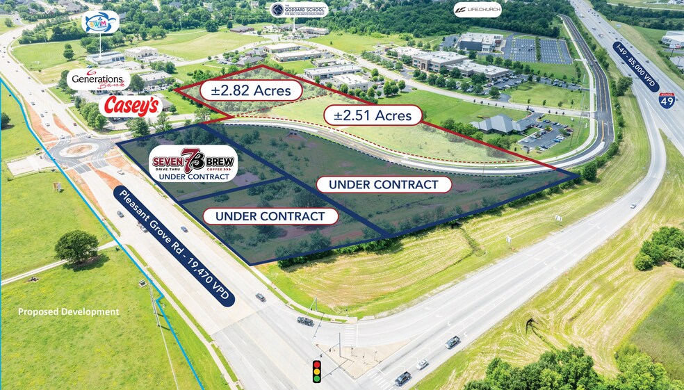 2821 W Pleasant Grove Rd, Rogers, AR à vendre - Photo du bâtiment - Image 2 de 7
