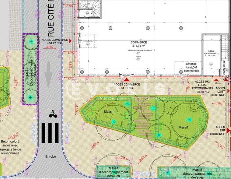 Commerce de détail dans Ivry-sur-Seine à vendre - Plan de site - Image 2 de 3