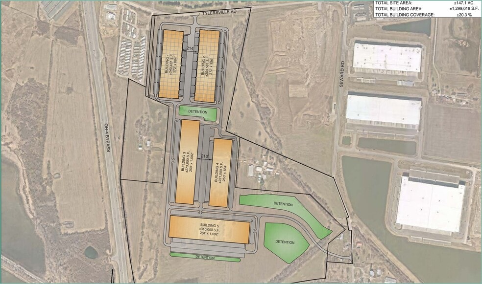3603 Tylersville Rd, Hamilton, OH for lease - Site Plan - Image 2 of 2