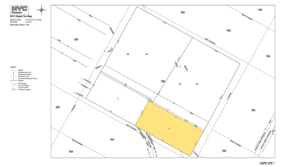 10 Hudson Yards, New York, NY à louer - Plan cadastral - Image 2 de 5