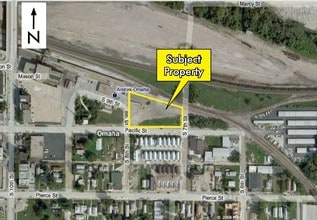 720 Pacific St, Omaha, NE - Aerial  map view
