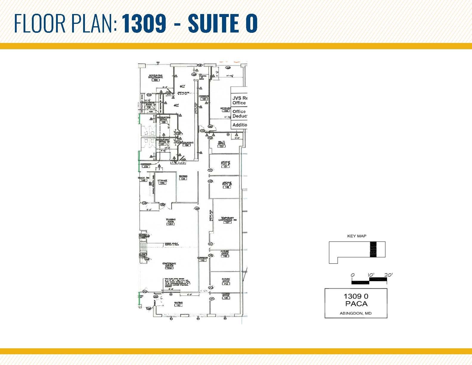 1301 Continental Dr, Abingdon, MD à louer Plan d’étage- Image 1 de 1