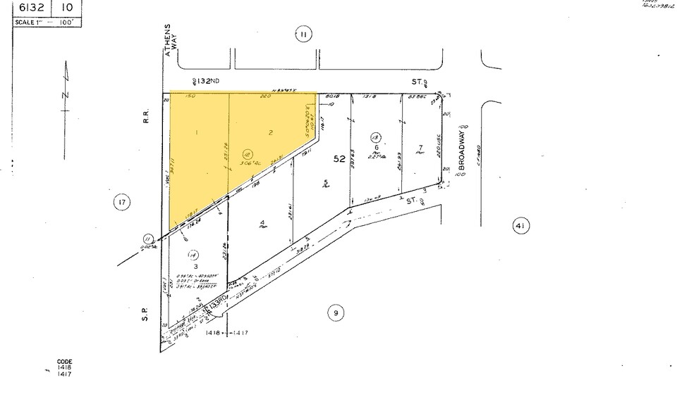 360-366 W 132nd St, Los Angeles, CA à louer - Plan cadastral - Image 3 de 4