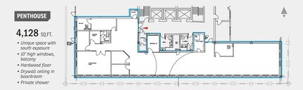 600 6 Ave SW, Calgary, AB à louer Plan d’étage- Image 1 de 1