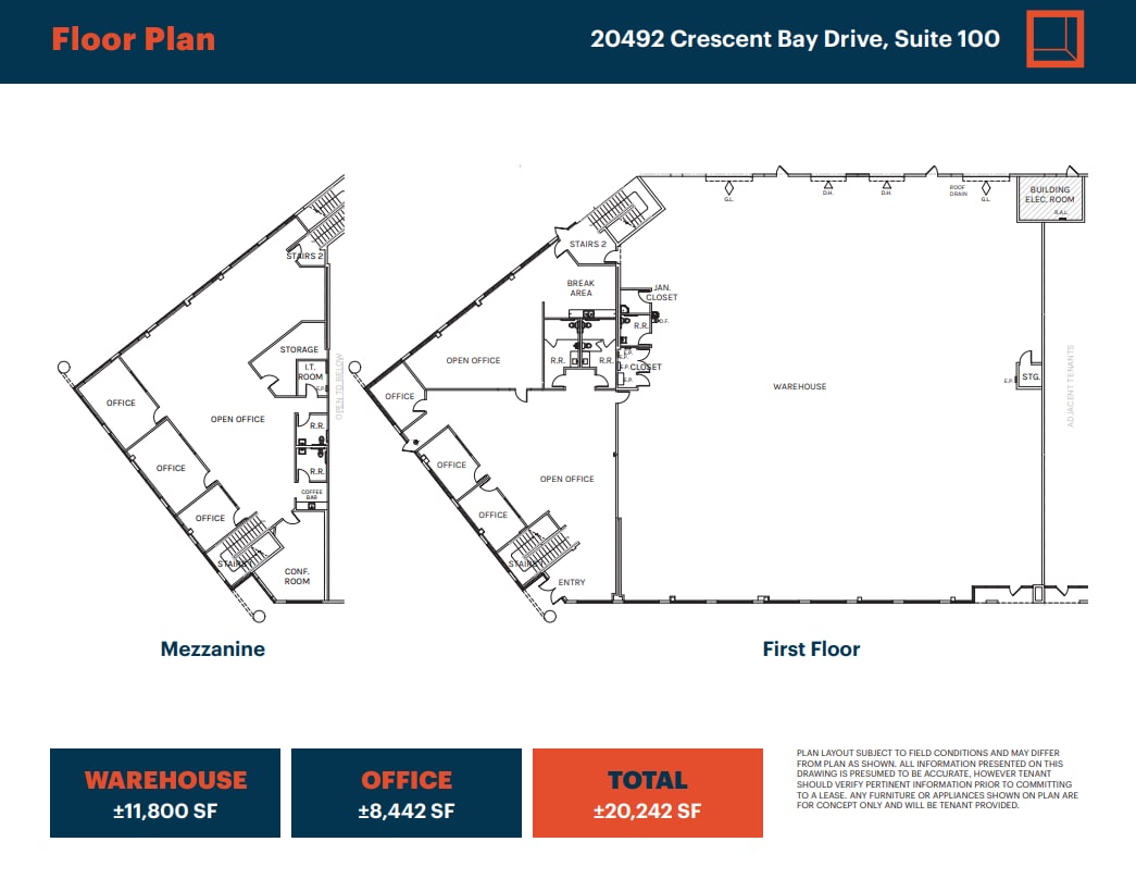 25172 Arctic Ocean Dr, Lake Forest, CA for lease Floor Plan- Image 1 of 1