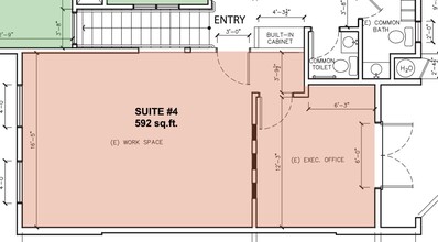 190 W Napa St, Sonoma, CA à louer Plan d’étage- Image 2 de 2