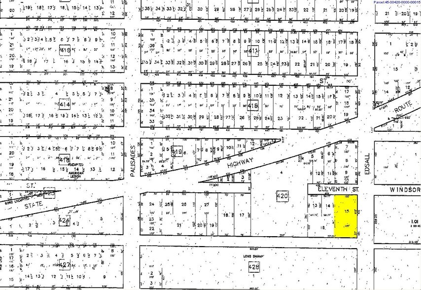 400 E Edsall Blvd, Palisades Park, NJ à louer - Plan cadastral - Image 2 de 16