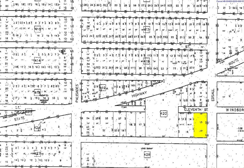 400 E Edsall Blvd, Palisades Park, NJ for lease - Plat Map - Image 2 of 16