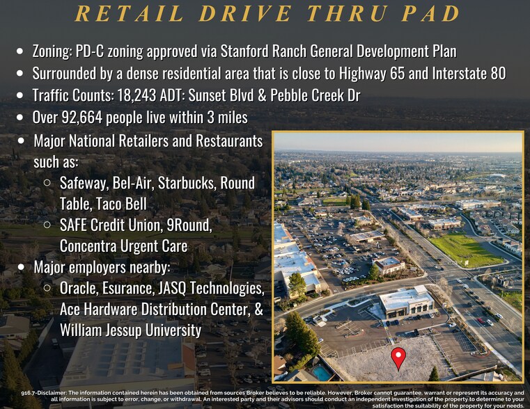 2300 Sunset Blvd, Rocklin, CA à vendre - Photo du bâtiment - Image 2 de 7