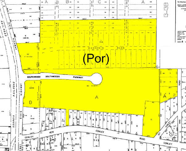 10 Southwoods Pky, Hapeville, GA for lease - Plat Map - Image 3 of 4