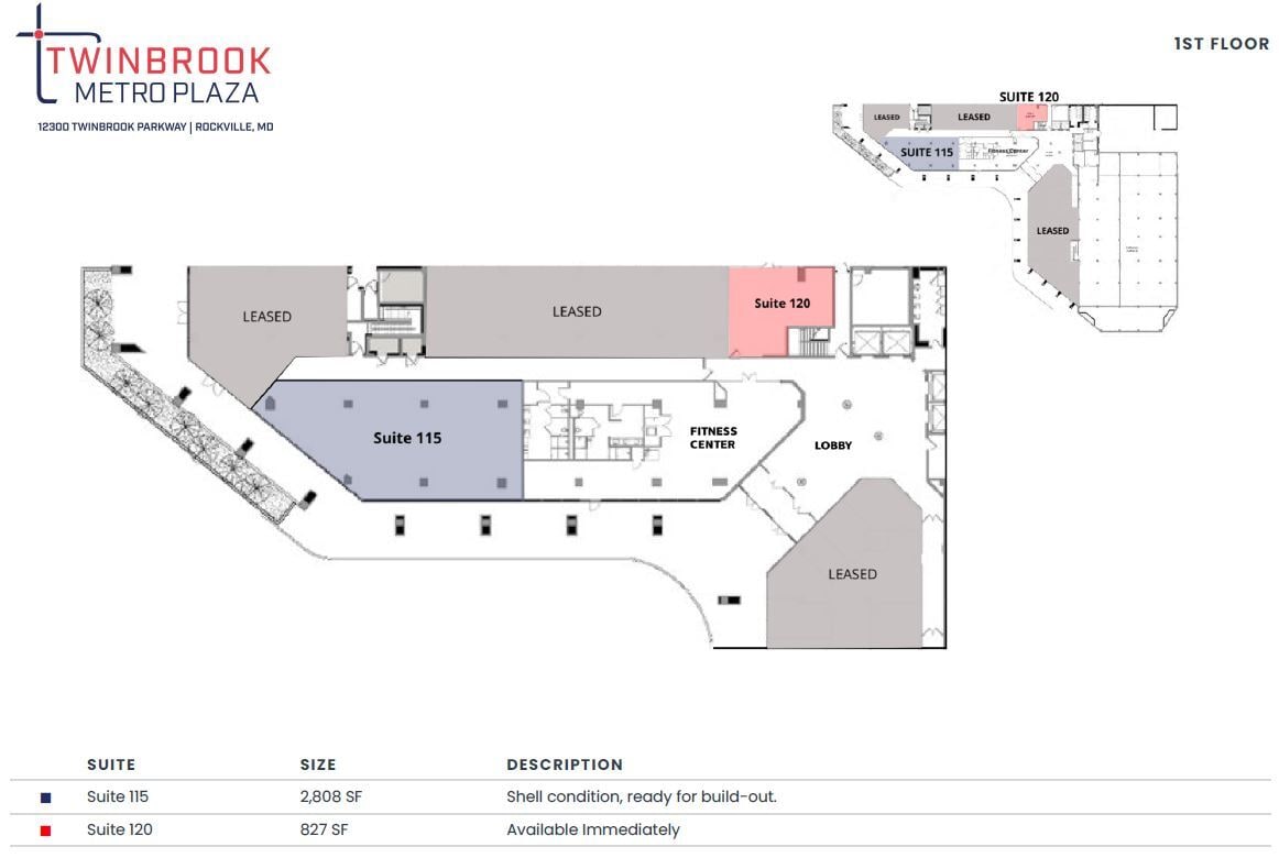 12300 Twinbrook Pky, Rockville, MD for lease Floor Plan- Image 1 of 1
