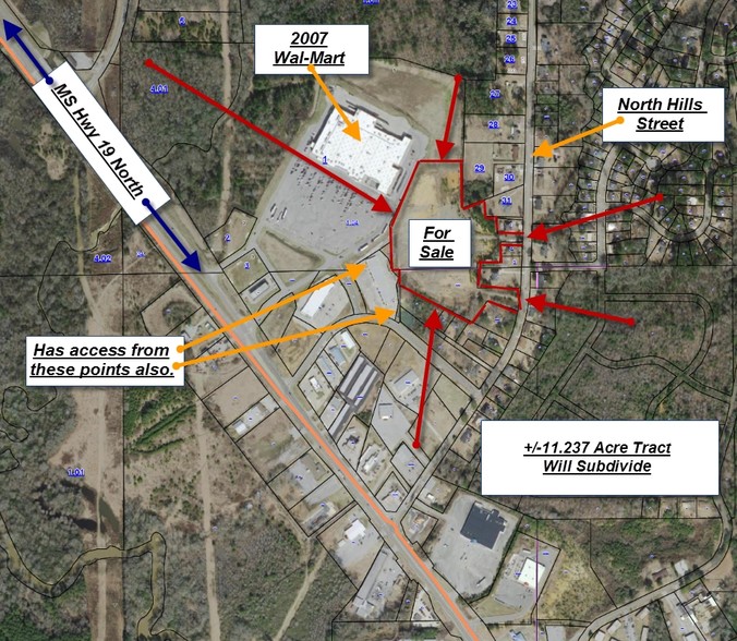 Ms-19, Meridian, MS à vendre - Plan cadastral - Image 2 de 2