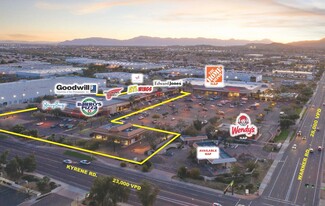 Plus de détails pour 575-725 W Warner Rd, Tempe, AZ - Bureau/Commerce de détail, Vente au détail à louer