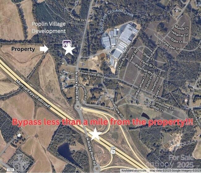 More details for 3915 N Rocky River Rd, Monroe, NC - Land for Sale